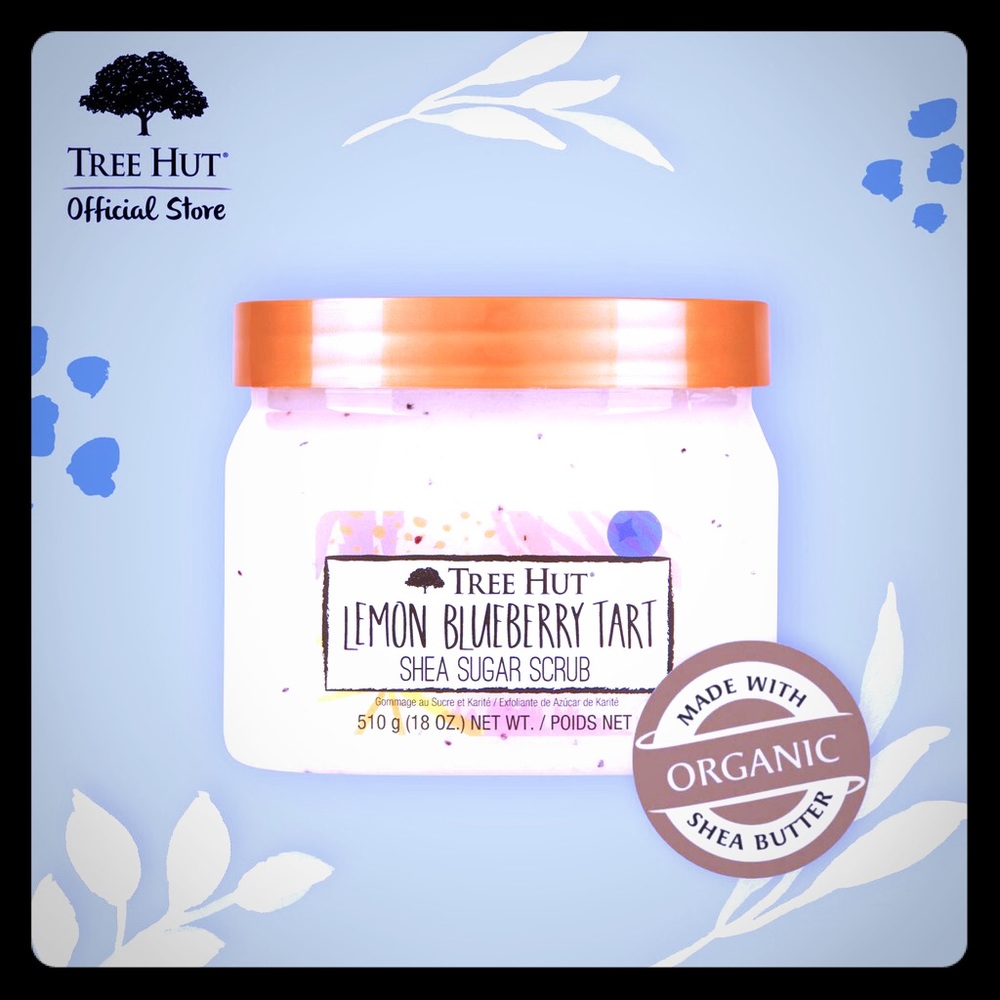 TreeHut Shea Sugar Body Scrub-Lemon Blueberry Tart